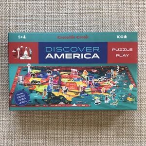 Crocodile Creek Discover America Puzzle & Play